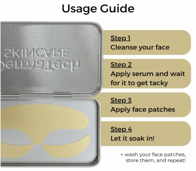 Reusable Forehead and Smile Line Patch Set - Image 6