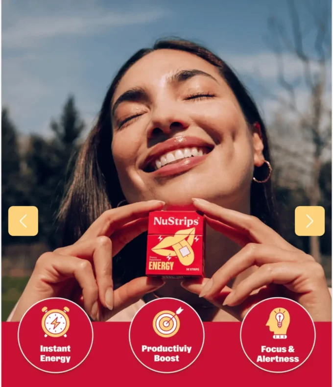 NuStrips Energy (Lemon Flavor) - 3-Pack - Image 4