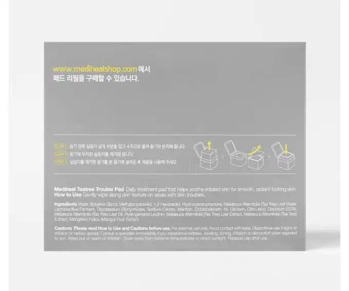 Mediheal Teatree Trouble Pad 170ml / 100pads - Image 8