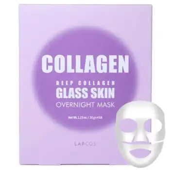 LAPCOS Deep Collagen Glass Skin Overnight Mask