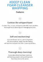 A'PIEU Deep Clean Foam Cleanser Whipping - Image 2