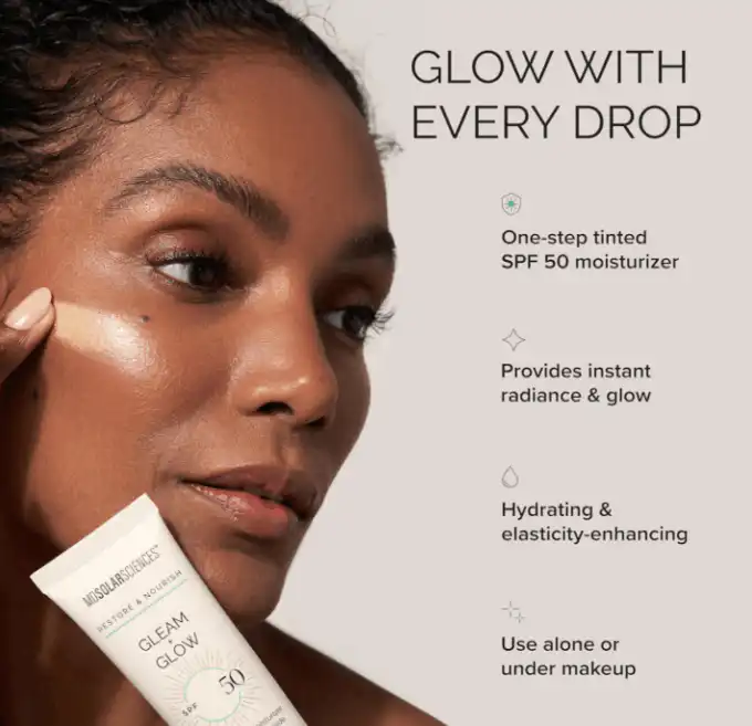 MD Solar Sciences Gleam + Glow SPF 50 - Image 4