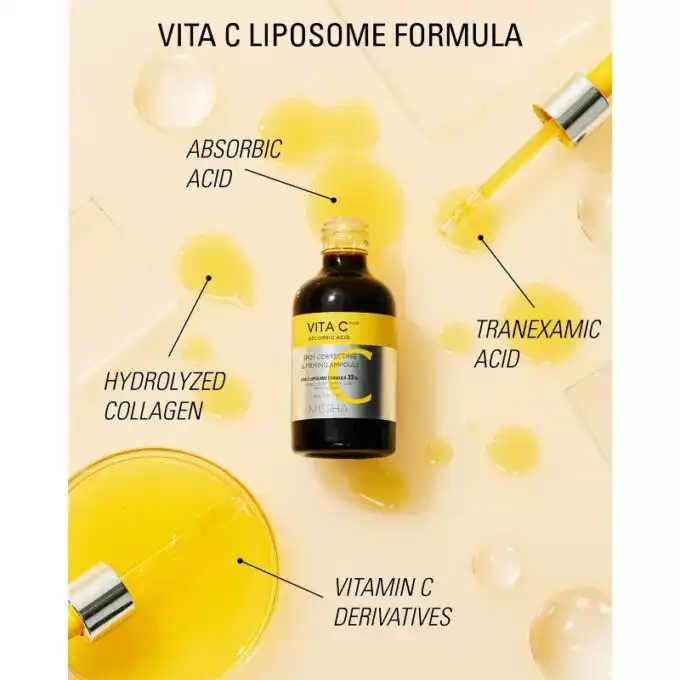 Missha Vita C + Spot Correcting and Firming Ampoule - Image 3