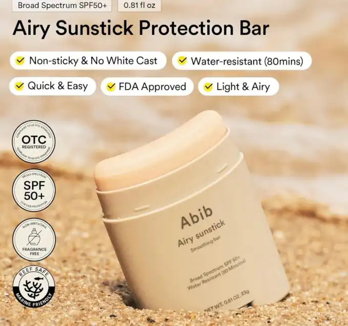 Abib Airy Sunstick SPF 50+ - Image 2