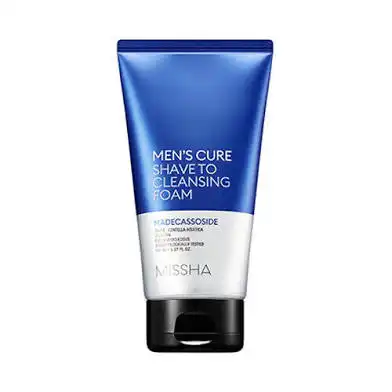 Missha Mens Cure Shave to Cleansing Foam