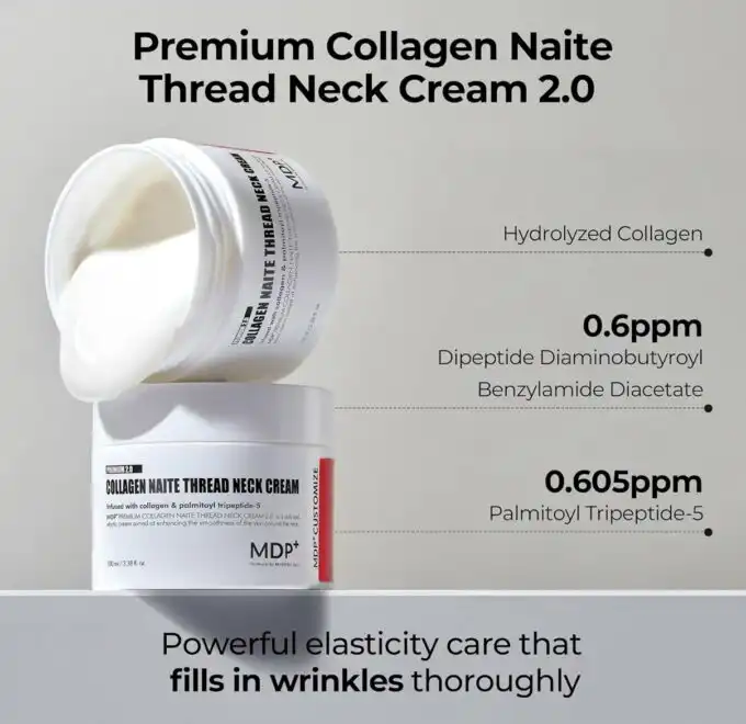 MDP+ Premium Collagen Naite Thread Neck Cream - Image 2