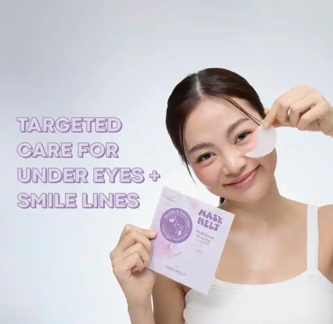 TONYMOLY Peptide 9 Eye & Smile Like Collagen Melt Mask - Image 2