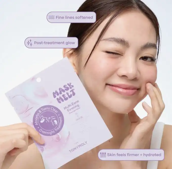 TONYMOLY Peptide 9 Eye & Smile Like Collagen Melt Mask - Image 6