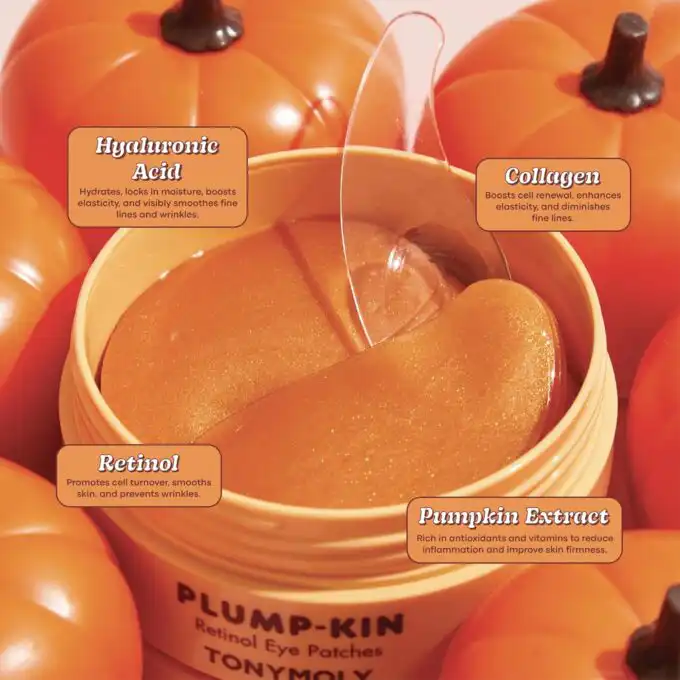 TONYMOLY Plump-kin Retinol Eye Patches - Image 2