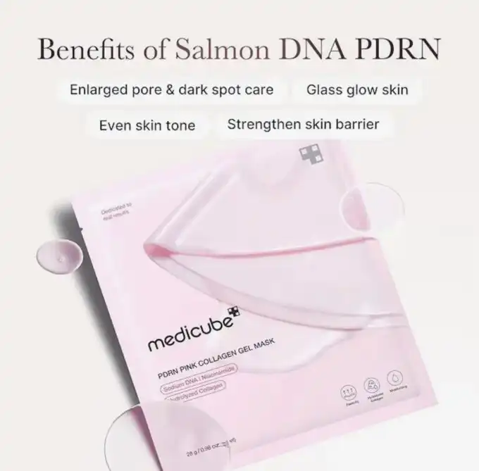 Medicube Salmon DNA PDRN Pink Collagen Jelly Gel Mask - Image 2