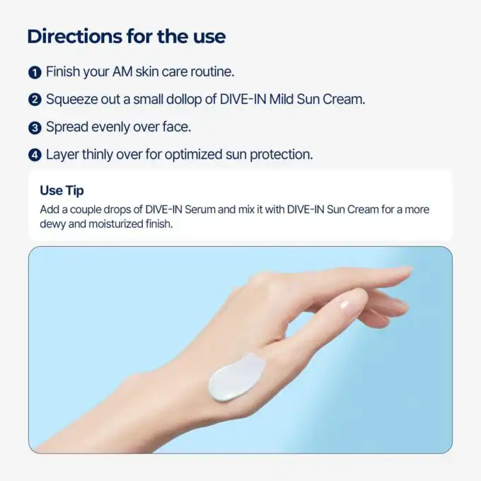 Torriden DIVE-IN Mild Sun Cream  - Image 7