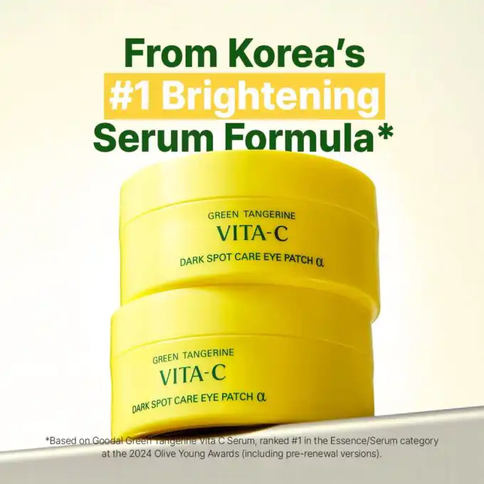 GOODAL Green Tangerine Vitamin C Eye Patches - Image 2