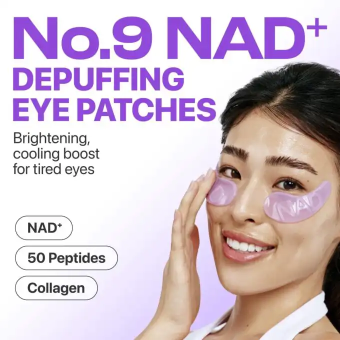 numbuzin No.9 Eye Patches, NAD+ Collagen Gel Eye Masks - Image 2
