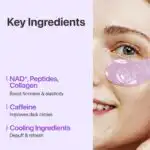 numbuzin No.9 Eye Patches, NAD+ Collagen Gel Eye Masks - Image 4