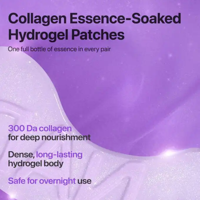 numbuzin No.9 Eye Patches, NAD+ Collagen Gel Eye Masks - Image 5