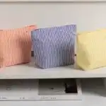 Bubble Gauze Cosmetic Travel Pouch