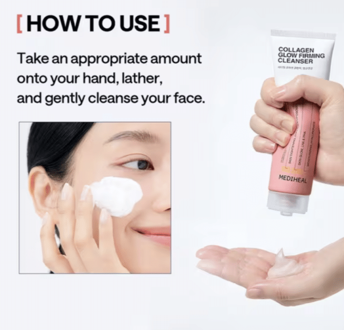 Mediheal Collagen Glow Firming Cleanser - Image 5