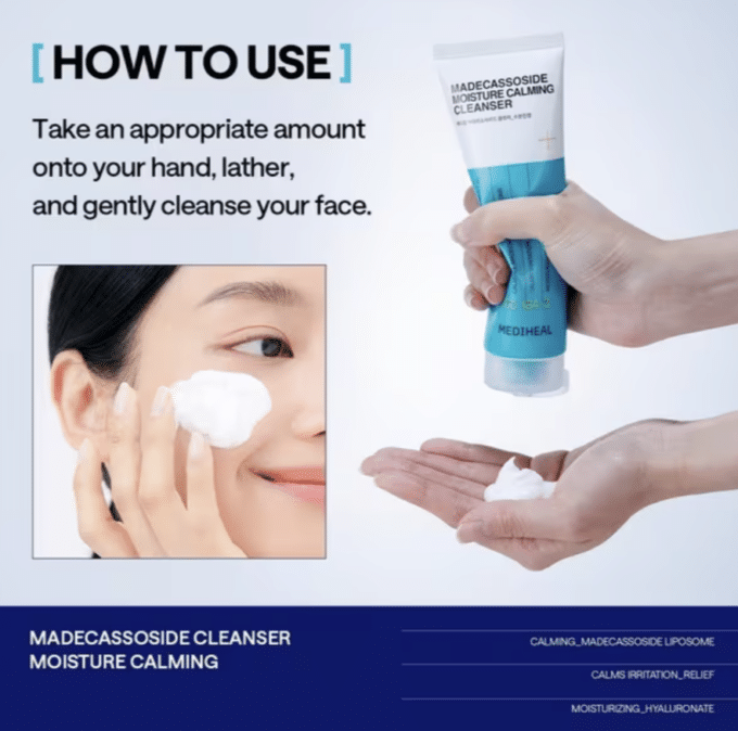 Mediheal Madecassoside Moisture Calming Cleanser - Image 5